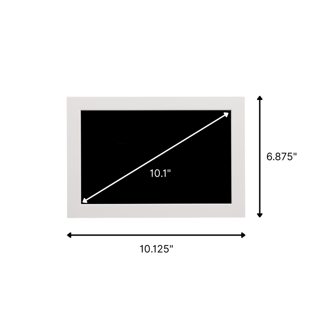 10 inch Memoryboard Dementia Tablet with Product Dimensions